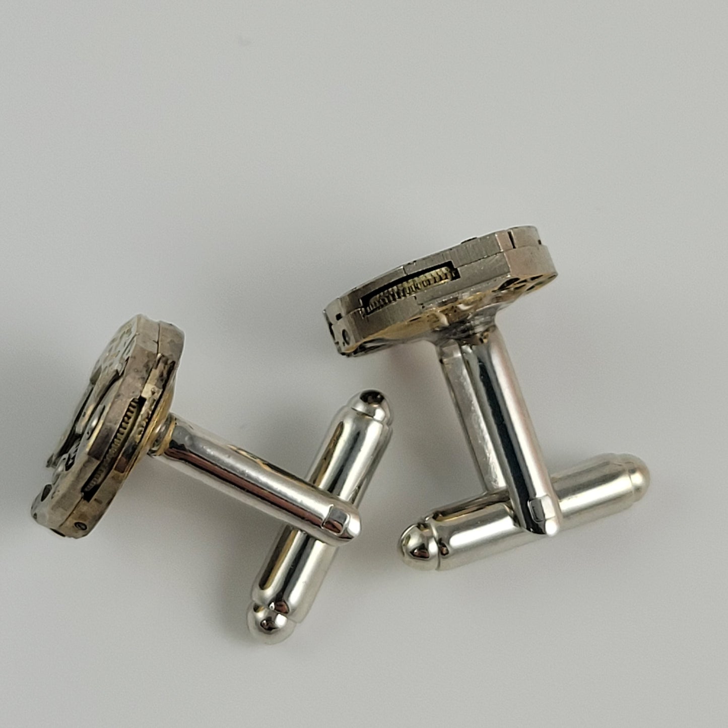 CUFFLINKS WATCH MOVEMENT - OVAL #002