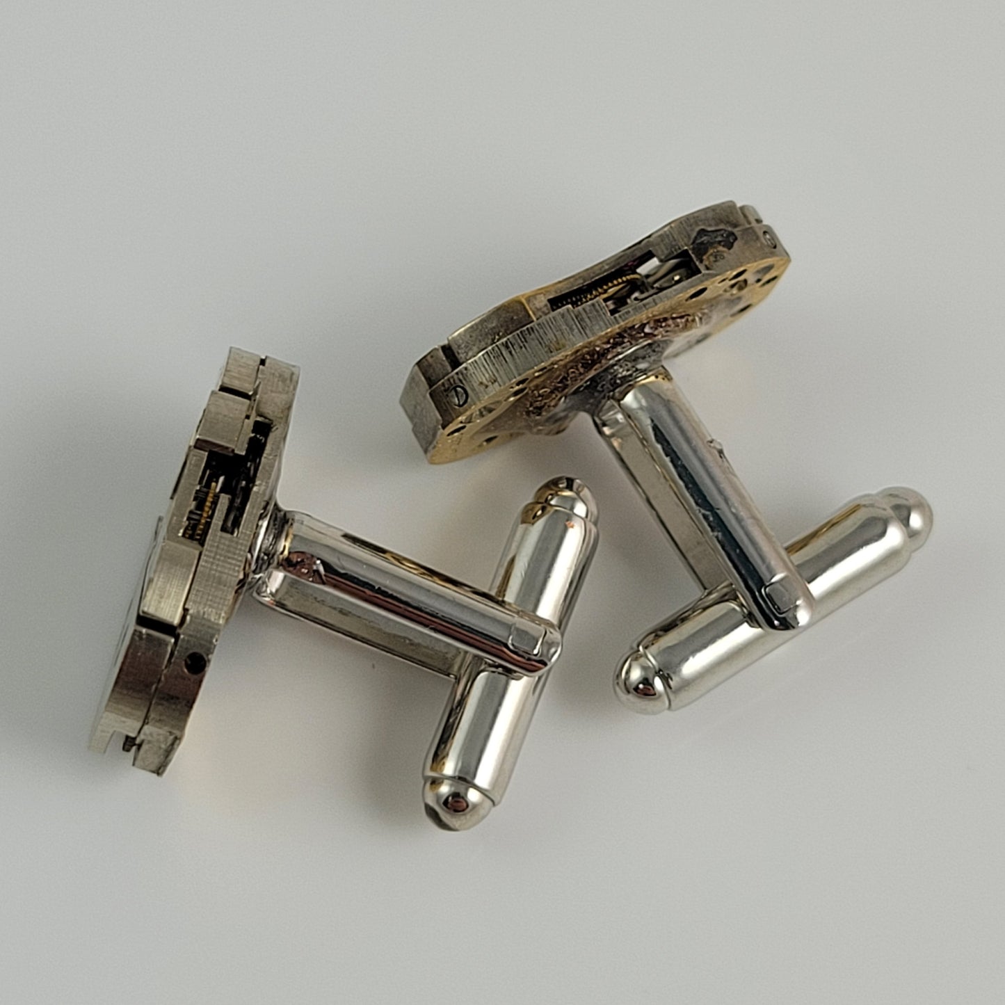 CUFFLINKS WATCH MOVEMENT - RECTANGLE #004