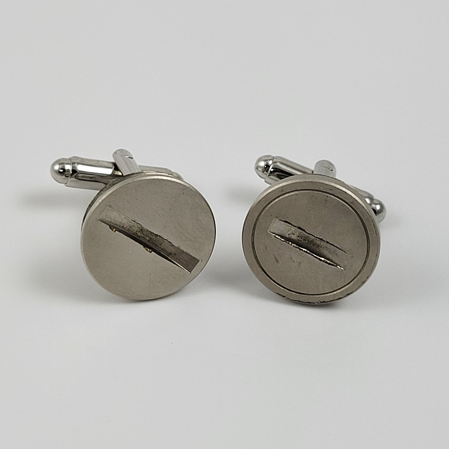 CUFFLINKS CAMERA BATTERY COVER CAP - ROUND #019