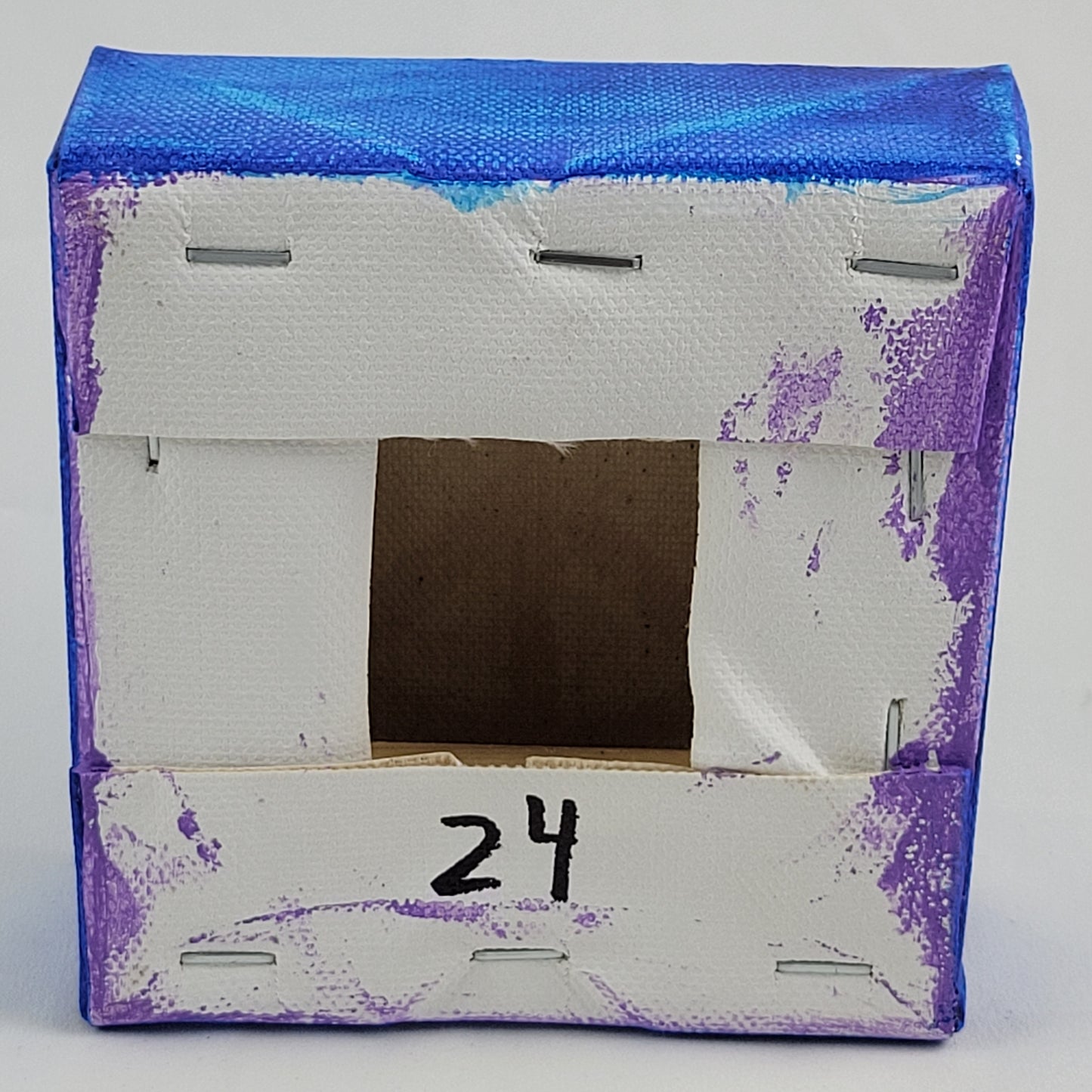 4"x4" CANVAS PEACE SYMBOL #024