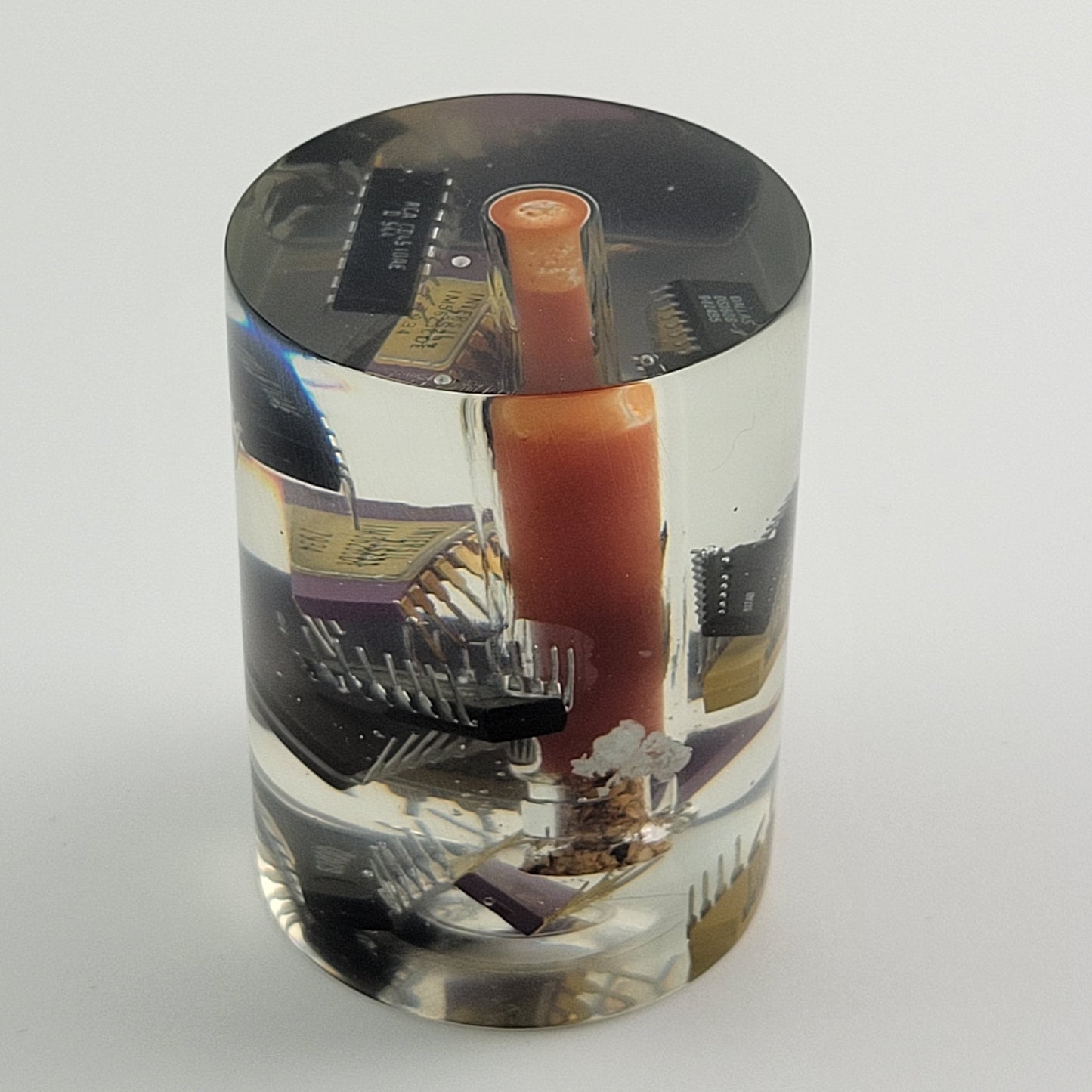 RESIN CYLINDER CHIPS & SALSA - #005