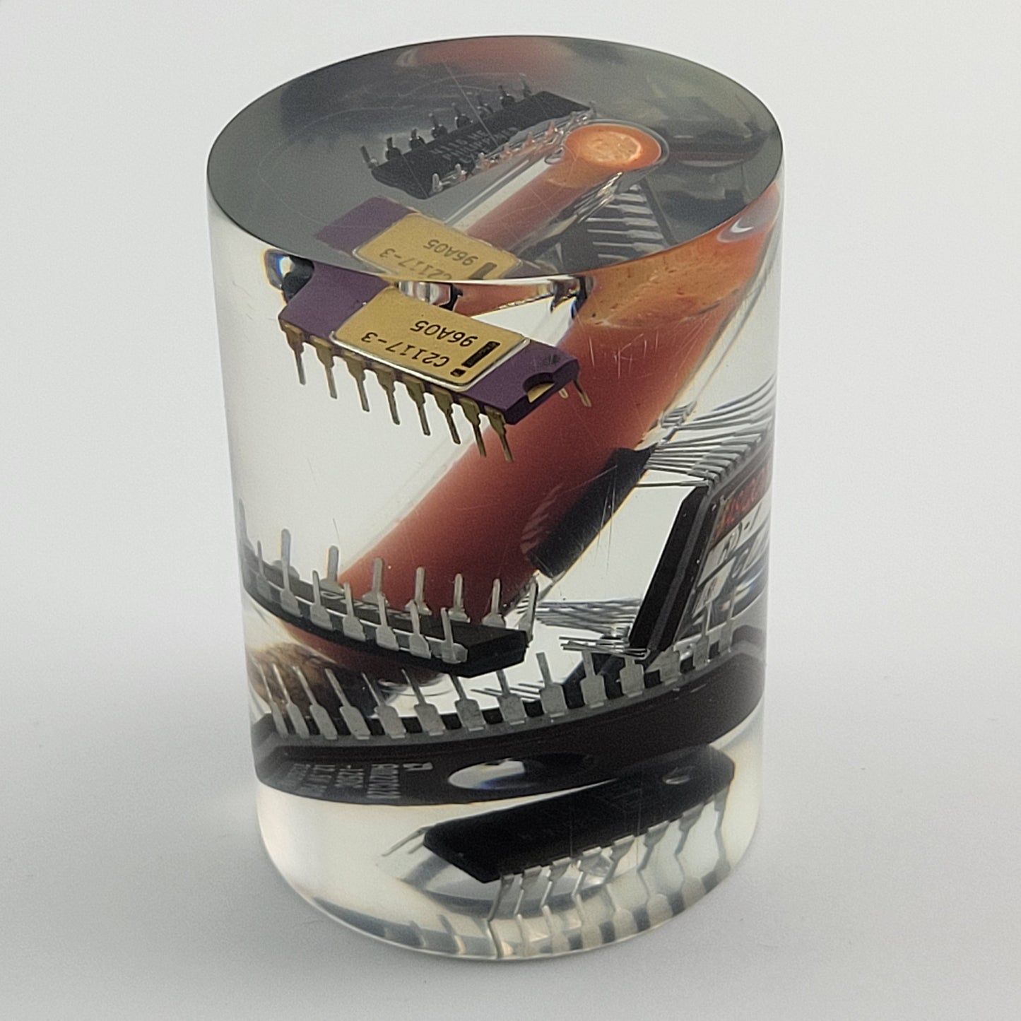 RESIN CYLINDER CHIPS & SALSA - #006