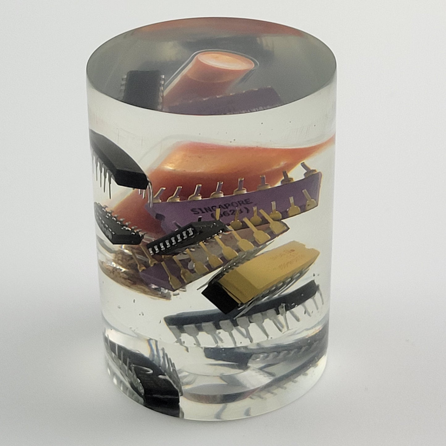 RESIN CYLINDER CHIPS & SALSA - #015