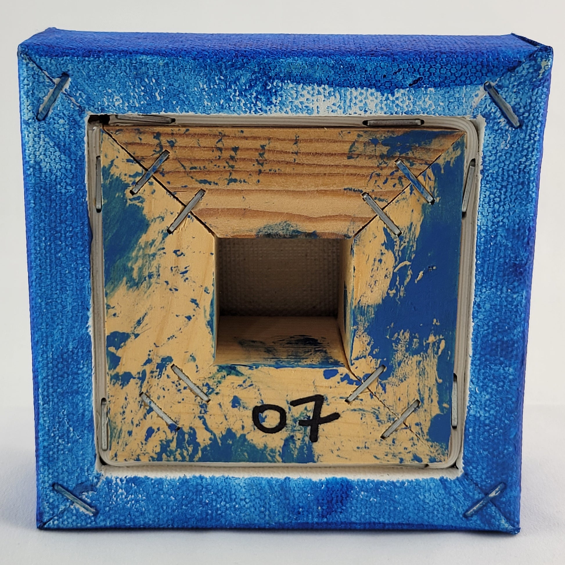 Back of canvas