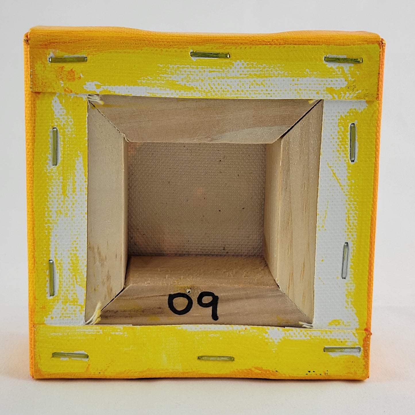 Back of canvas