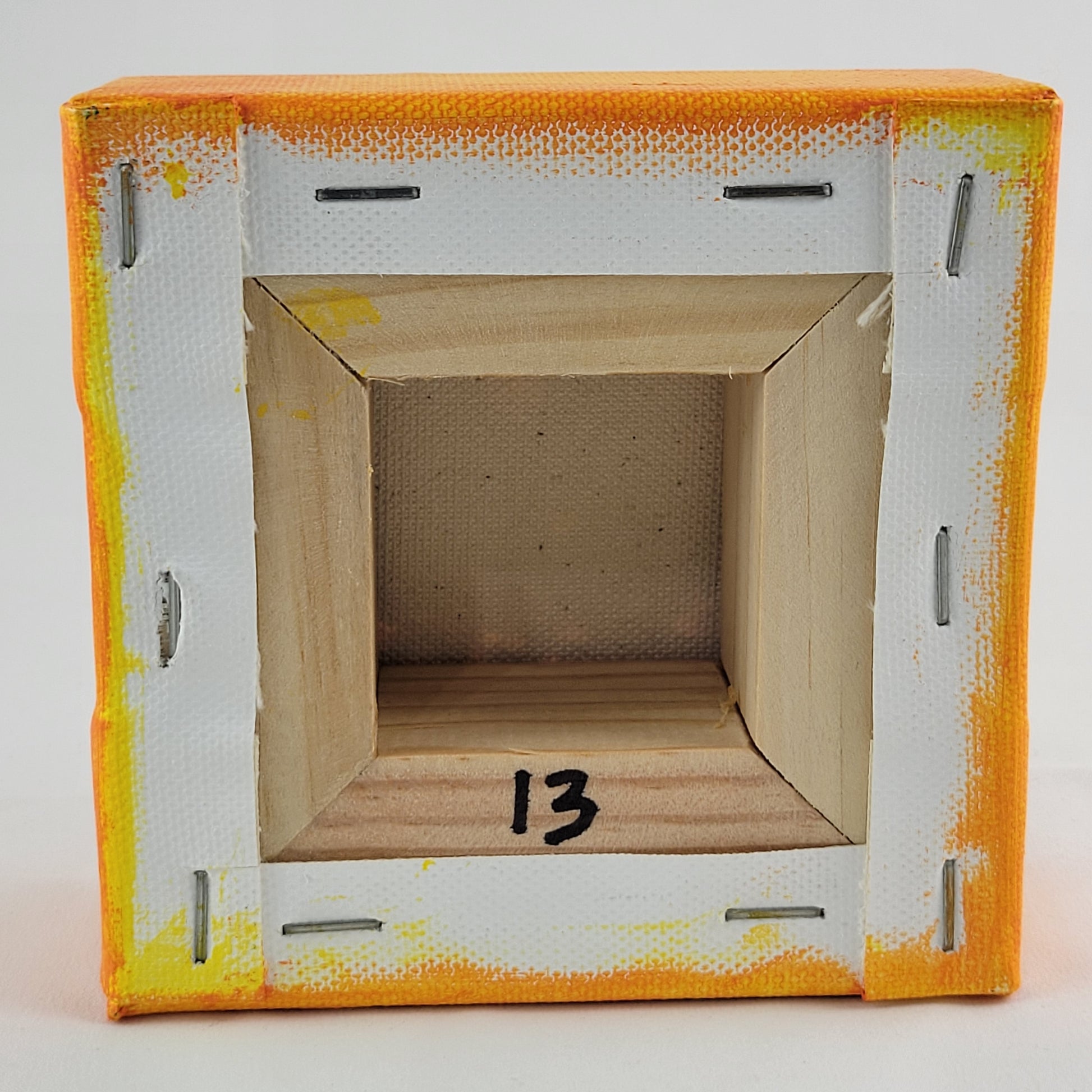 Back of canvas