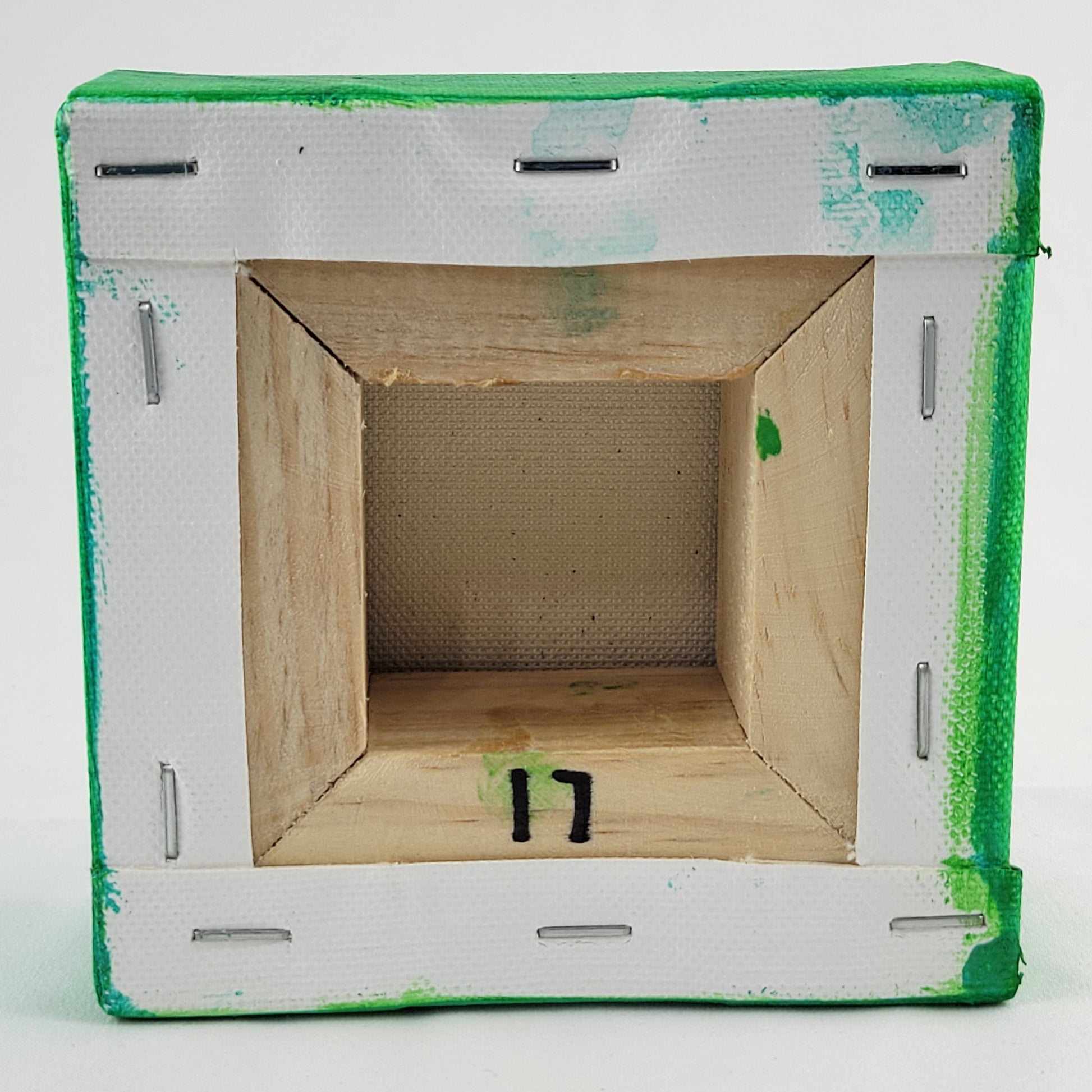 Back of canvas