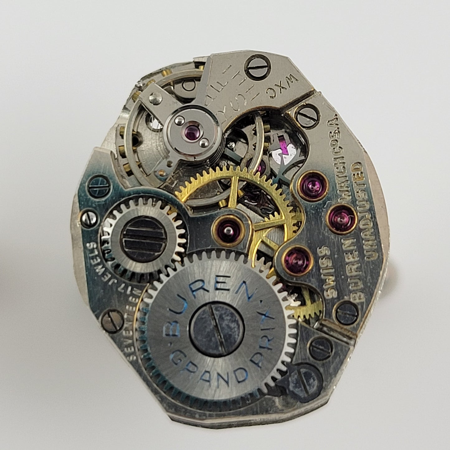 CUFFLINKS WATCH MOVEMENT  - OVAL #001