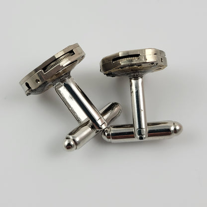 CUFFLINKS WATCH MOVEMENT  - OVAL #001