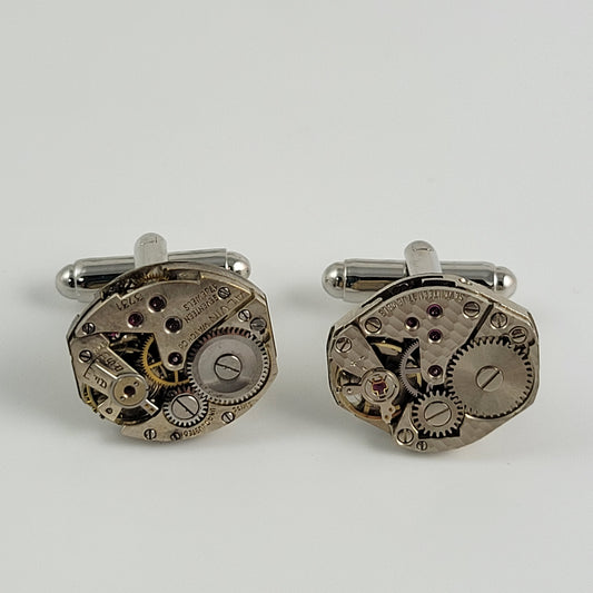 CUFFLINKS WATCH MOVEMENT - OVAL #003