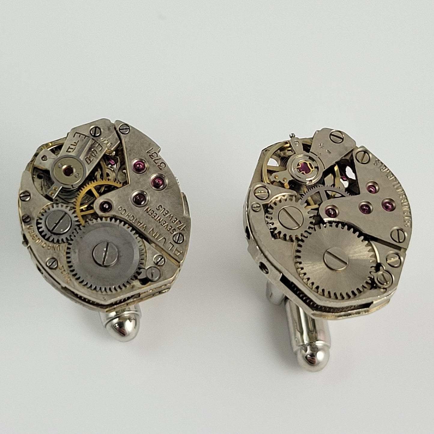 CUFFLINKS WATCH MOVEMENT - OVAL #003