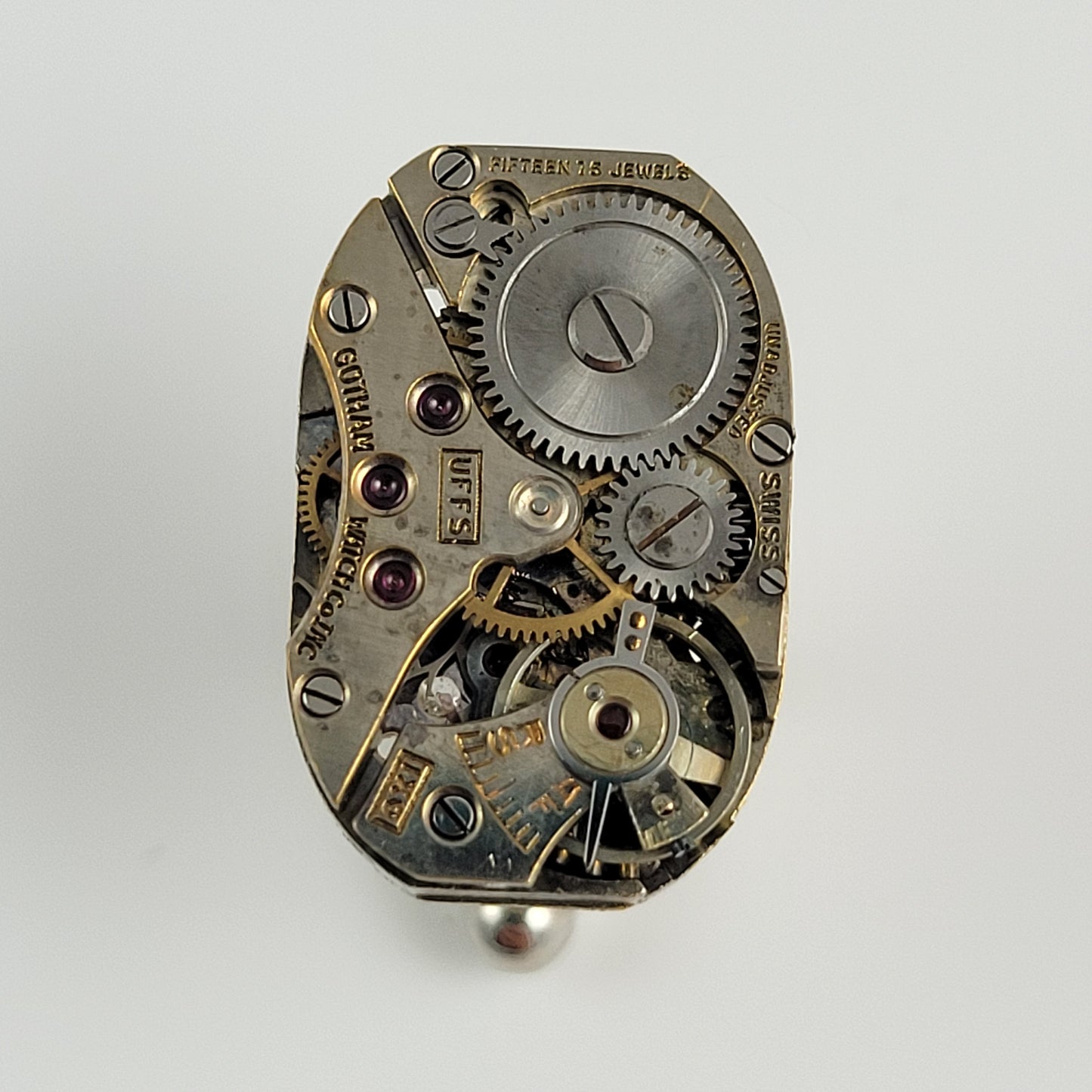 CUFFLINKS WATCH MOVEMENT - RECTANGLE #004
