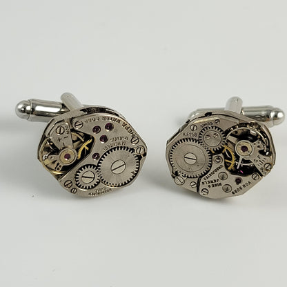 CUFFLINKS WATCH MOVEMENT - OVAL #005
