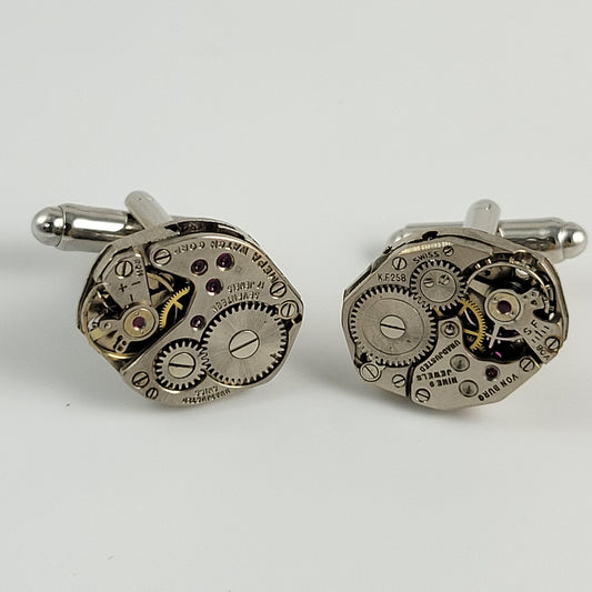 CUFFLINKS WATCH MOVEMENT - OVAL #005