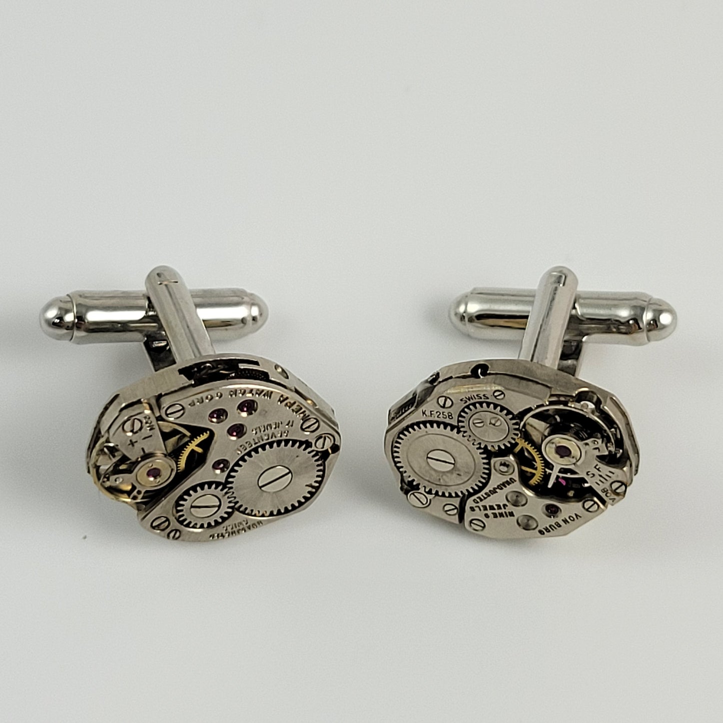 CUFFLINKS WATCH MOVEMENT - OVAL #005