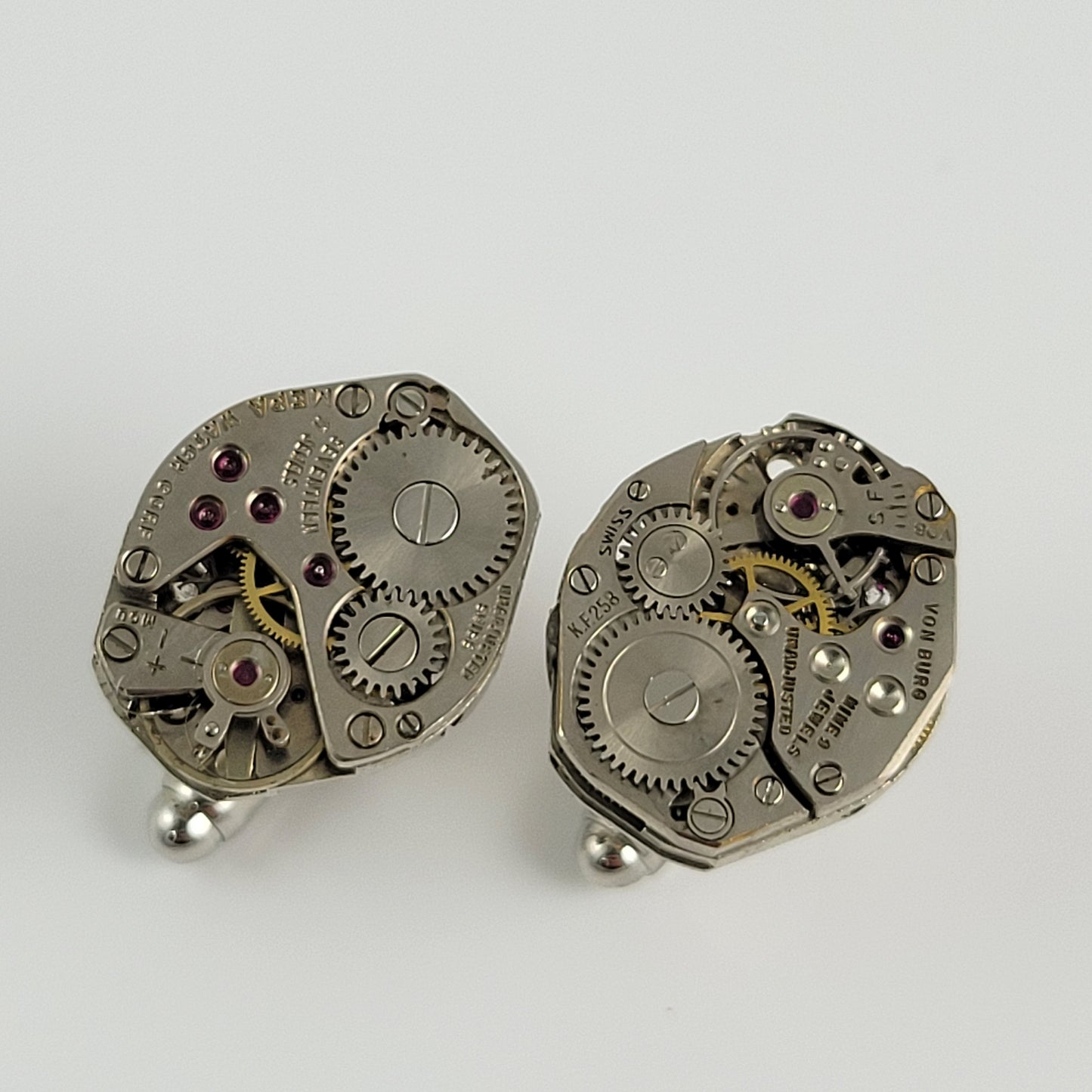 CUFFLINKS WATCH MOVEMENT - OVAL #005