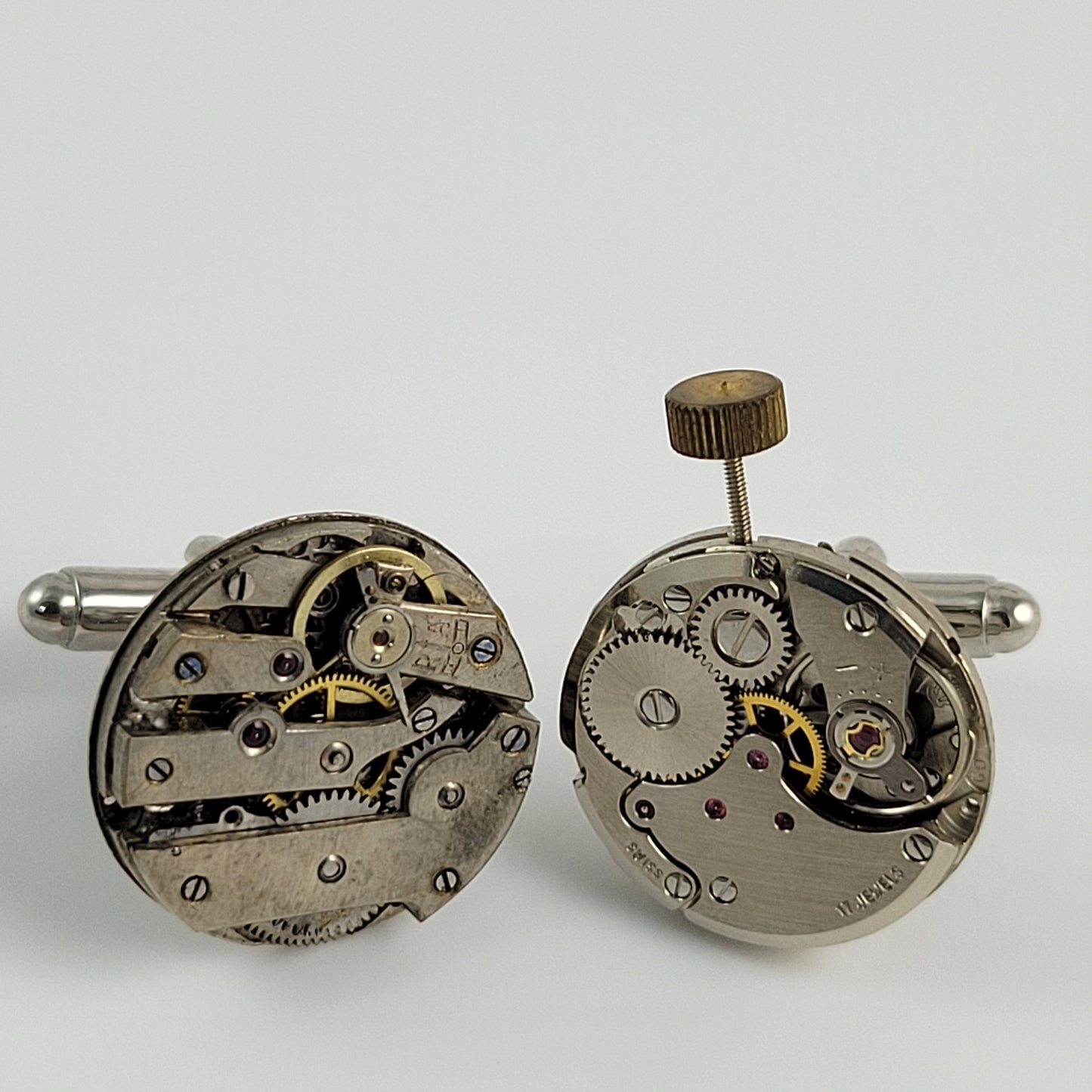 CUFFLINKS WATCH MOVEMENT - ROUND #006