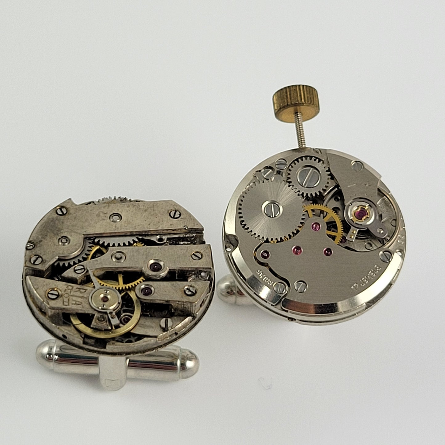 CUFFLINKS WATCH MOVEMENT - ROUND #006