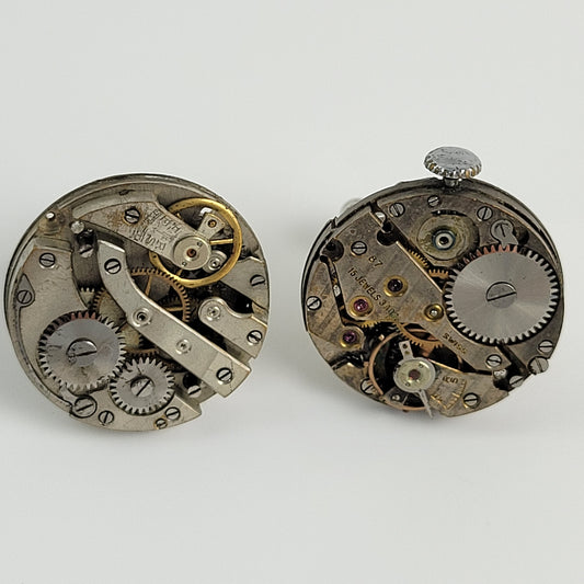 CUFFLINKS WATCH MOVEMENT - ROUND #007