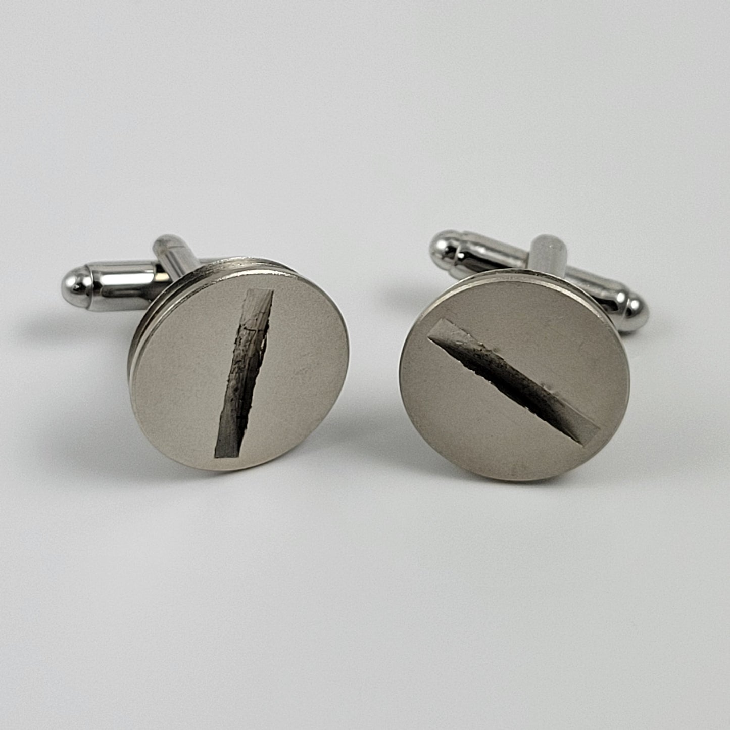 CUFFLINKS CAMERA BATTERY COVER CAP - ROUND #011