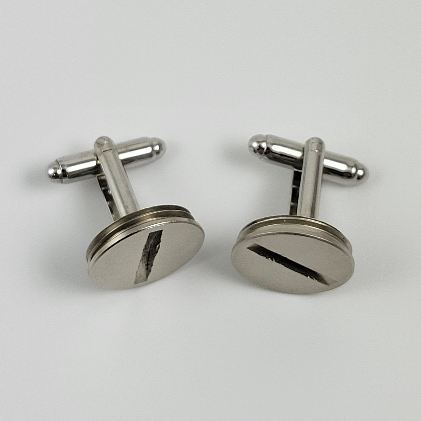 CUFFLINKS CAMERA BATTERY COVER CAP - ROUND #011