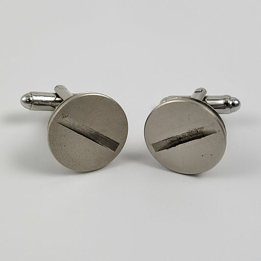 CUFFLINKS CAMERA BATTERY COVER CAP - ROUND #012