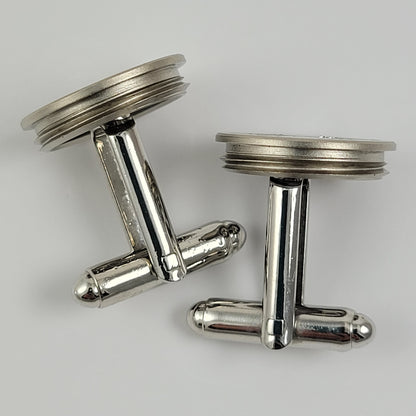 CUFFLINKS CAMERA BATTERY COVER CAP - ROUND #012