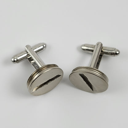 CUFFLINKS CAMERA BATTERY COVER CAP - ROUND #013