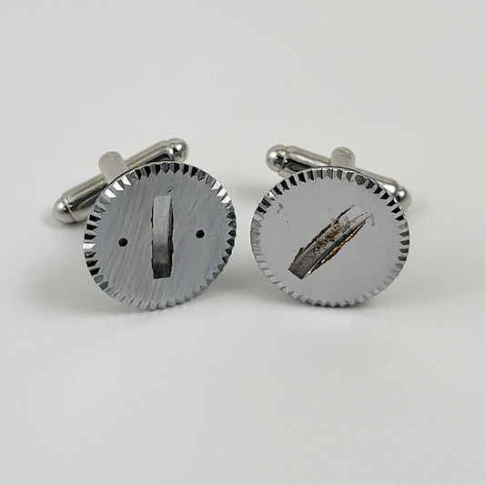 CUFFLINKS CAMERA BATTERY COVER CAP - ROUND #017