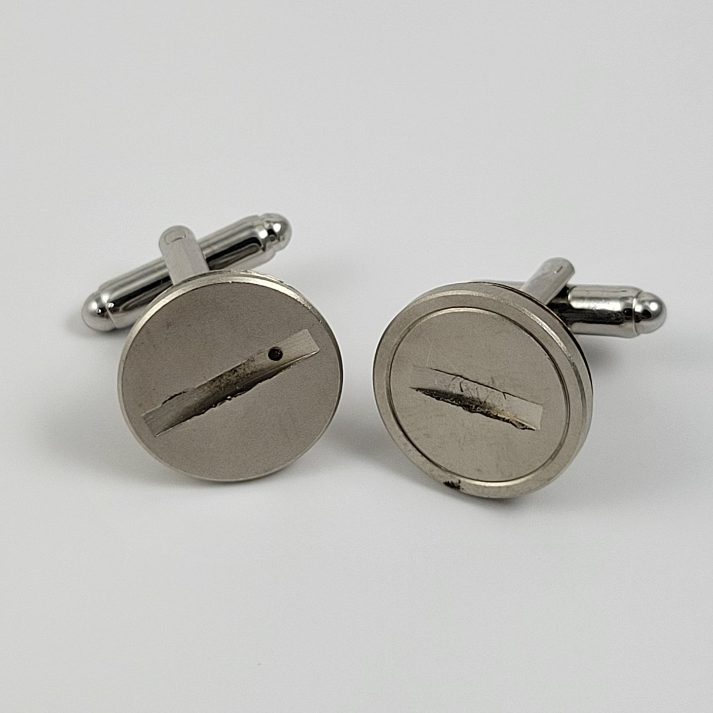 CUFFLINKS CAMERA BATTERY COVER CAP - ROUND #018