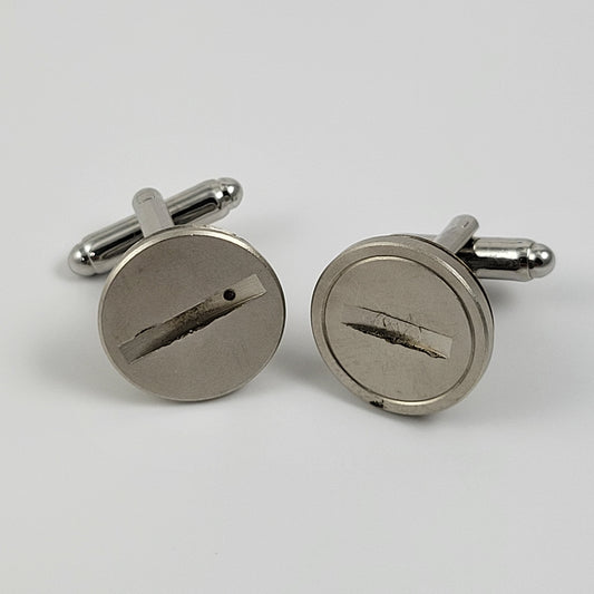 CUFFLINKS CAMERA BATTERY COVER CAP - ROUND #018