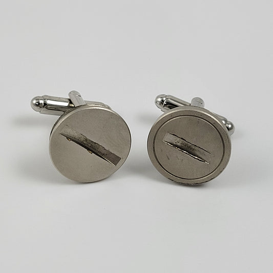 CUFFLINKS CAMERA BATTERY COVER CAP - ROUND #019