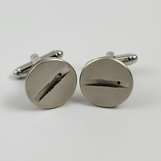 CUFFLINKS CAMERA BATTERY COVER CAP - ROUND #020