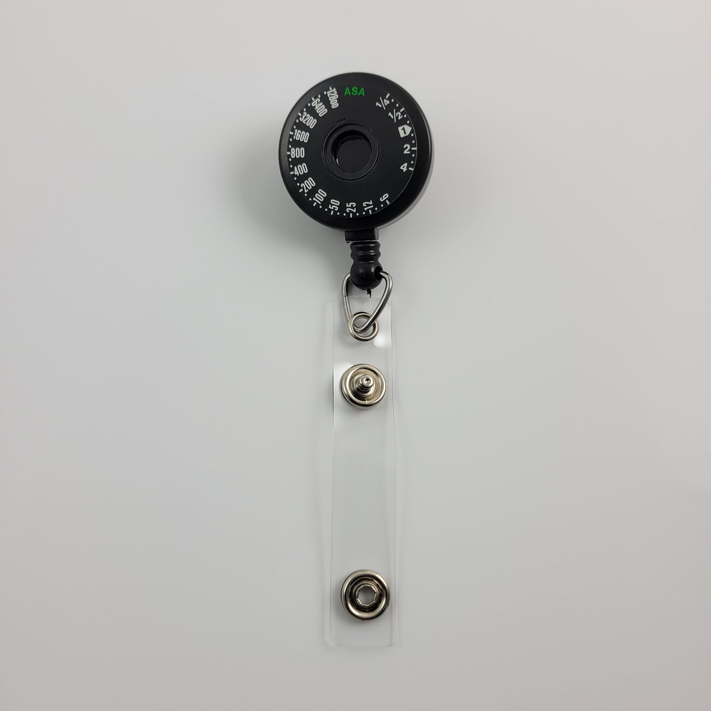 ID BADGE REEL - CANON A-1 ASA FILM SPEED DIAL #001