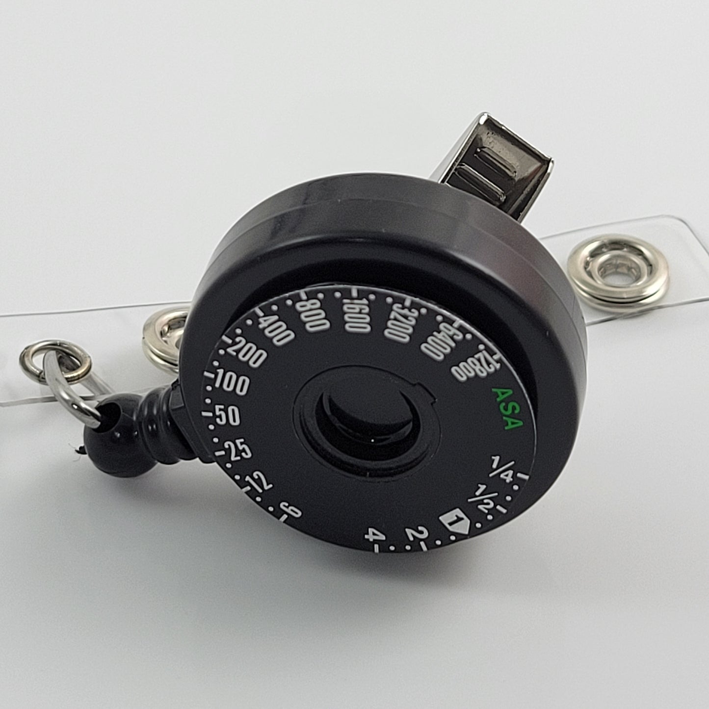 ID BADGE REEL - CANON A-1 ASA FILM SPEED DIAL #001