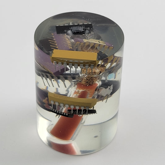 RESIN CYLINDER CHIPS & SALSA - #005