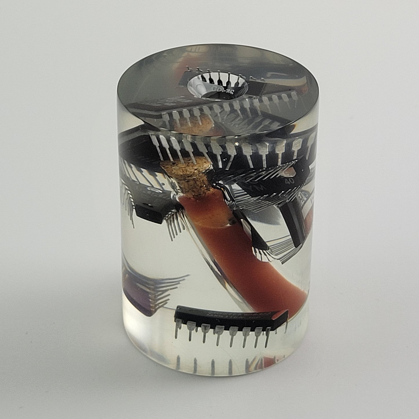 RESIN CYLINDER CHIPS & SALSA - #006