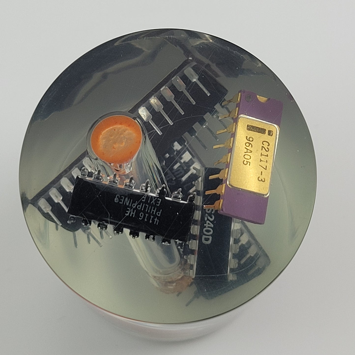 RESIN CYLINDER CHIPS & SALSA - #006