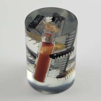 RESIN CYLINDER CHIPS & SALSA - #007