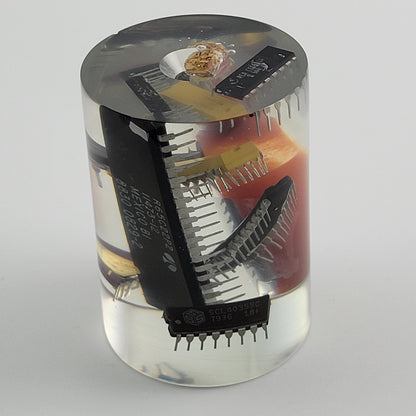 RESIN CYLINDER CHIPS & SALSA - #007