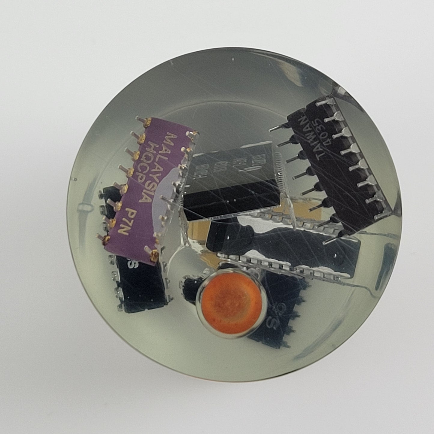 RESIN CYLINDER CHIPS & SALSA - #007