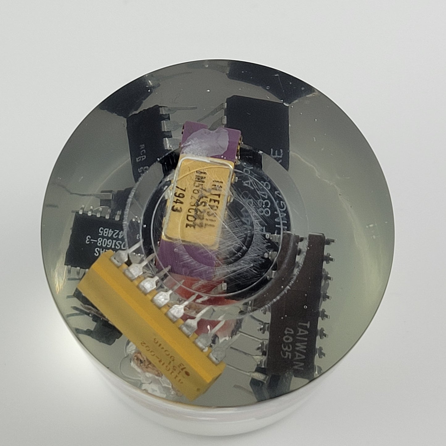 RESIN CYLINDER CHIPS & SALSA - #008