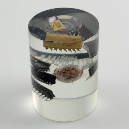 RESIN CYLINDER CHIPS & SALSA - #008