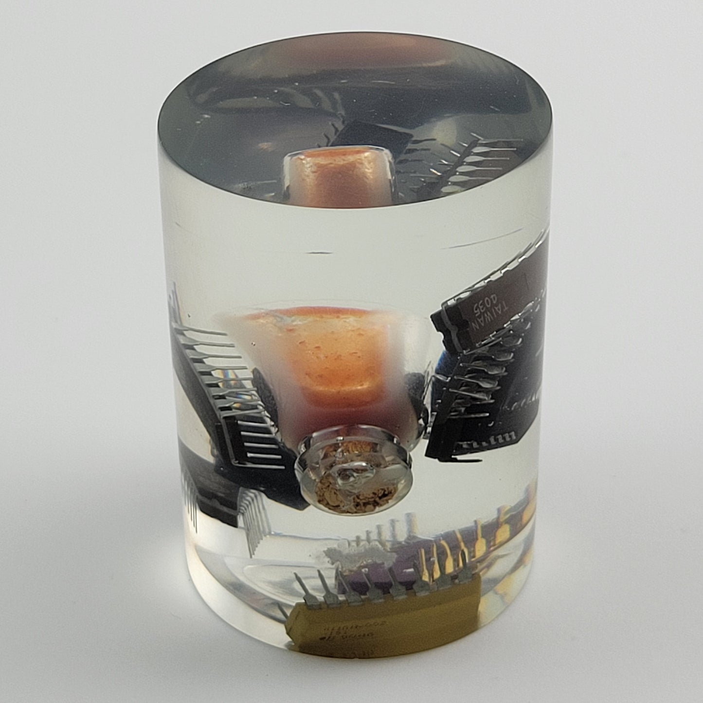 RESIN CYLINDER CHIPS & SALSA - #008