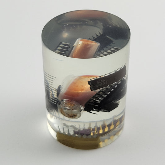 RESIN CYLINDER CHIPS & SALSA - #008
