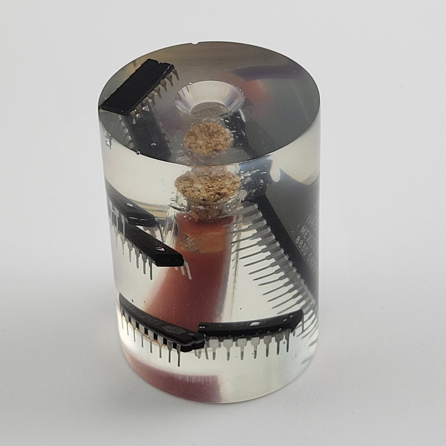 RESIN CYLINDER CHIPS & SALSA - #009