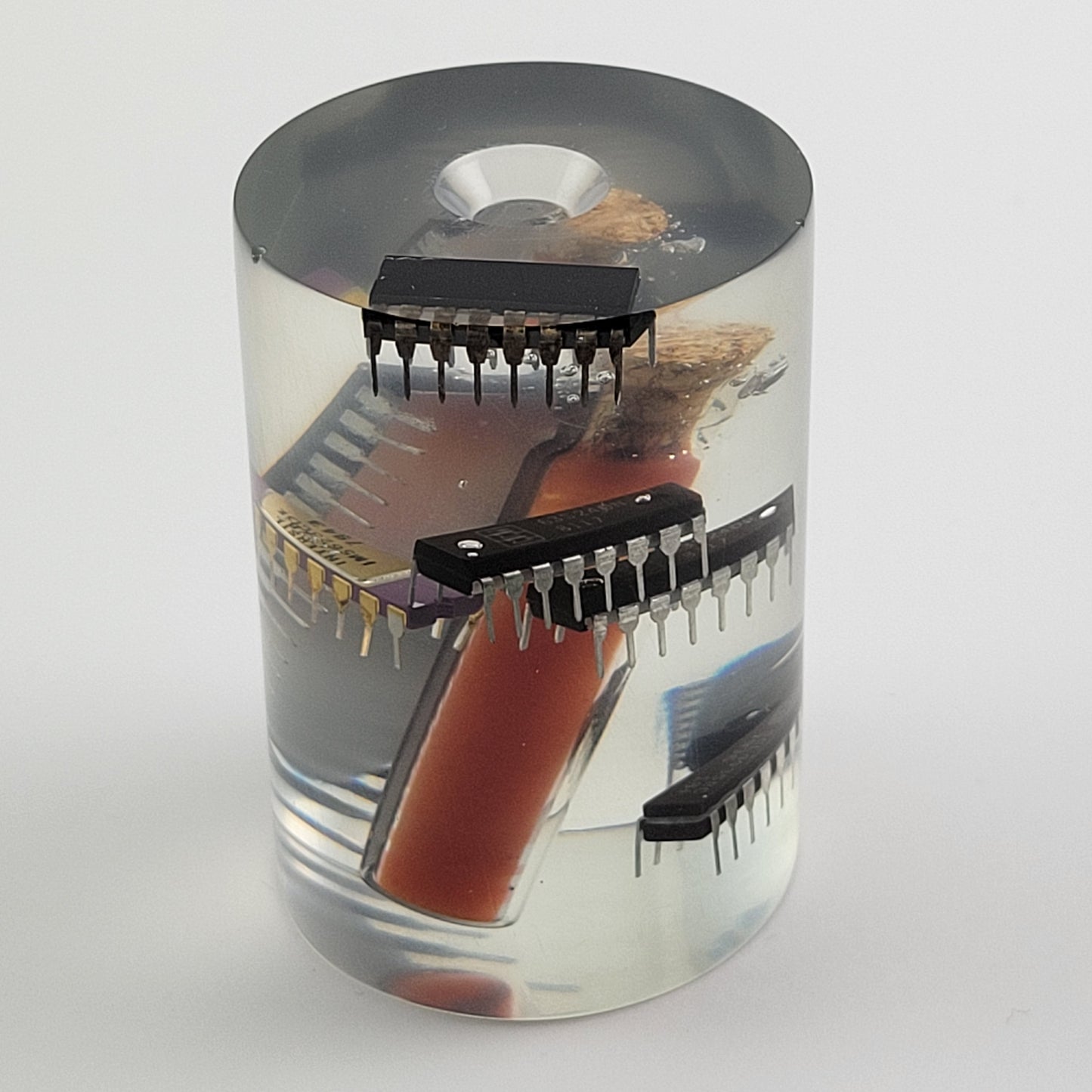 RESIN CYLINDER CHIPS & SALSA - #009
