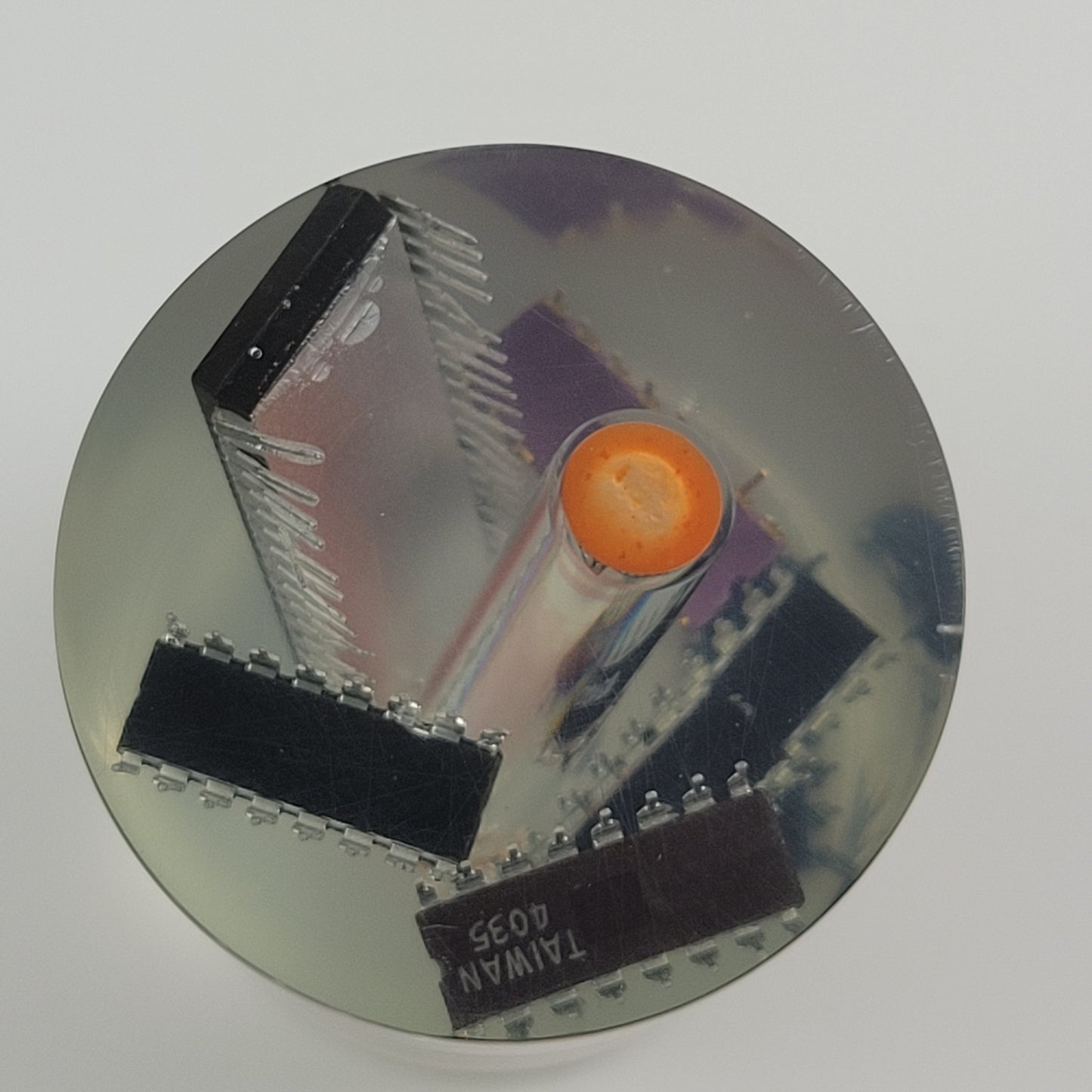 RESIN CYLINDER CHIPS & SALSA - #009