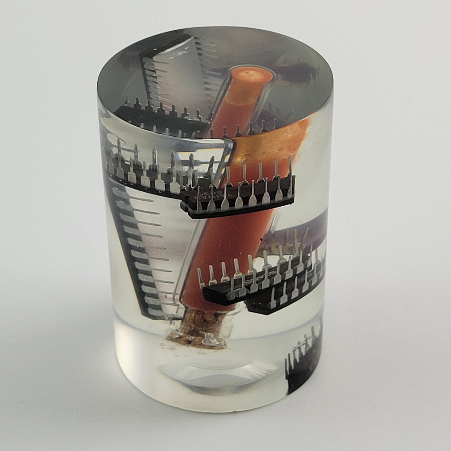 RESIN CYLINDER CHIPS & SALSA - #009
