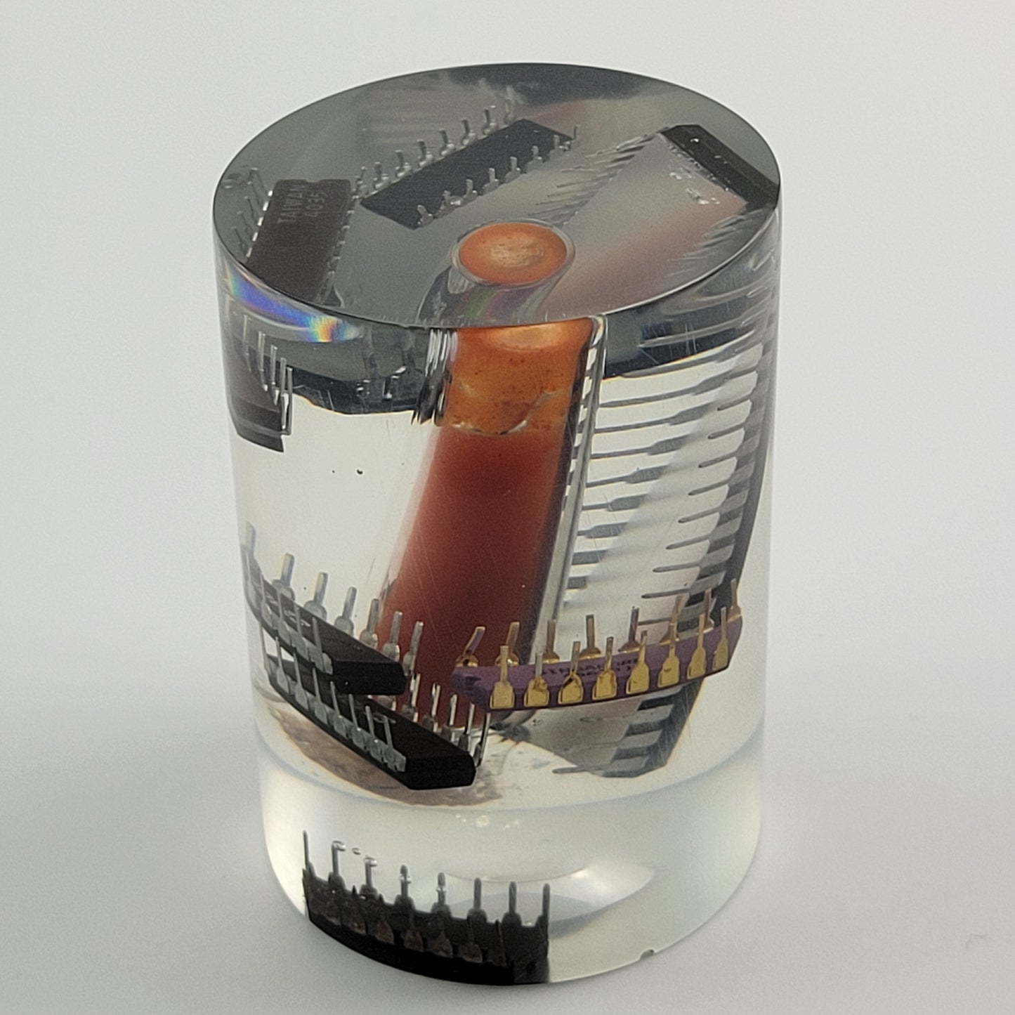 RESIN CYLINDER CHIPS & SALSA - #009